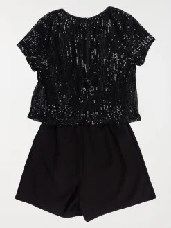 Combishort sequins 2 en 1 fille (XXS-M)