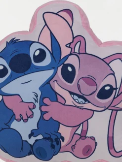 Coussin forme Stitch et Angel