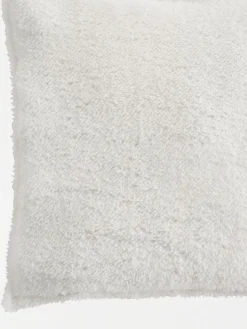 Coussin sherpa écru 45 x 45 cm