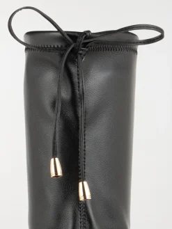 Cuissardes noires à talon femme (36-41)