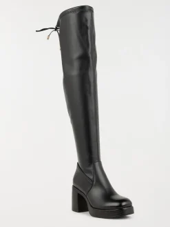 Cuissardes noires à talon femme (36-41)