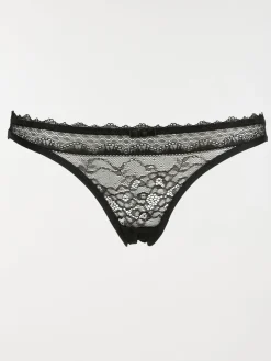 Culotte bi-matière noire femme (36-46)