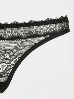 Culotte bi-matière noire femme (36-46)
