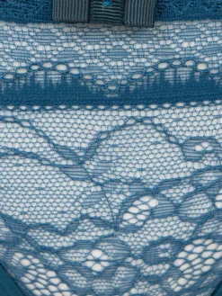 Culotte dentelle et microfibre femme
