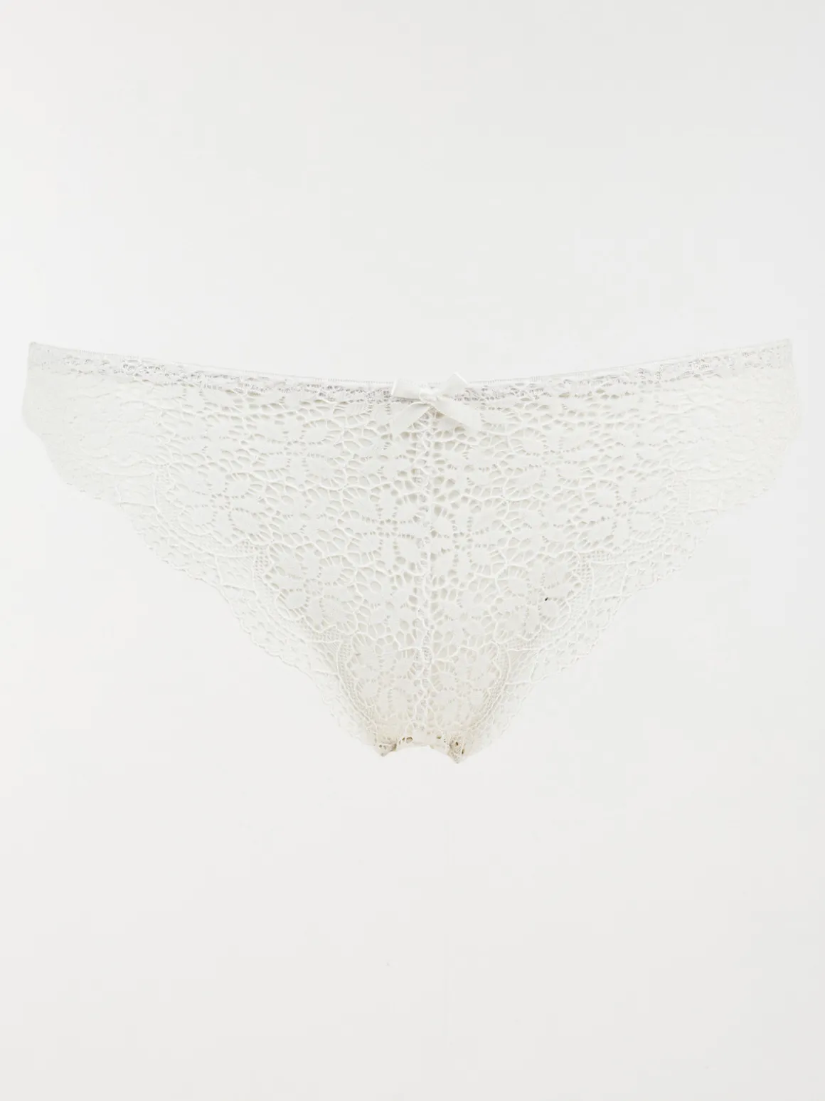 Culotte dentelle ivoire femme (S-XL)