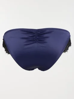 Culotte satinée et dentelle femme (S-XL)