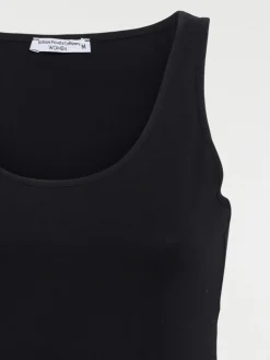 Débardeur basique noir femme