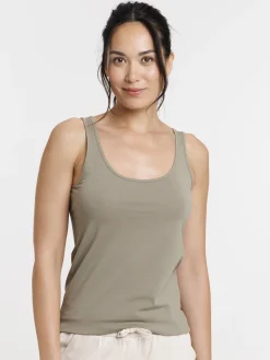 Débardeur basique tilleul femme