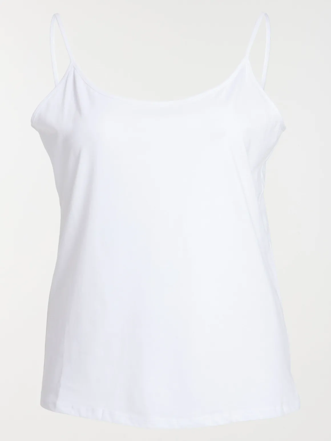 Débardeur blanc grande taille femme