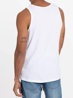 Débardeur blanc homme