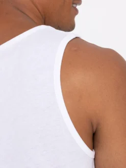 Débardeur blanc homme