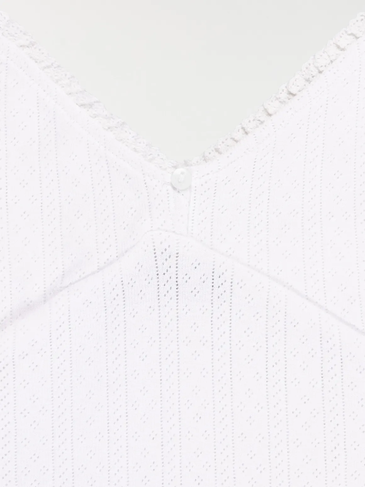 Débardeur col V dentelle fille (XXS-M)
