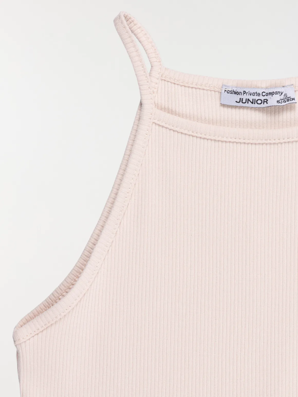 Débardeur crème grisée fille (XXS-M)