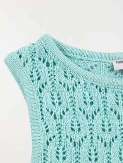 Débardeur crochet aquasky fille (3-12A)
