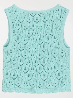 Débardeur crochet aquasky fille (3-12A)