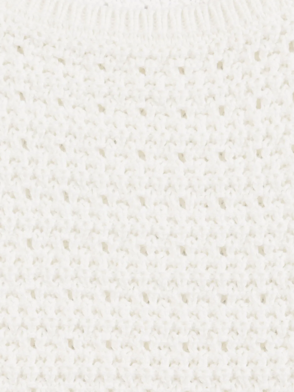 Débardeur crochet écru fille (3-12A)
