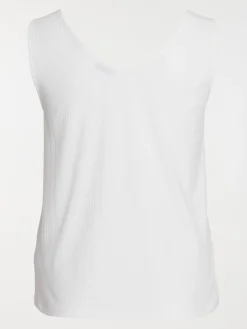 Débardeur écru grande taille femme