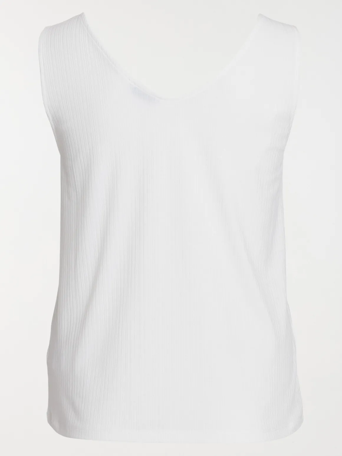 Débardeur écru grande taille femme