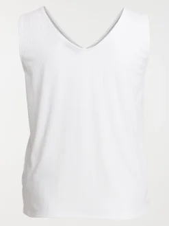 Débardeur écru grande taille femme