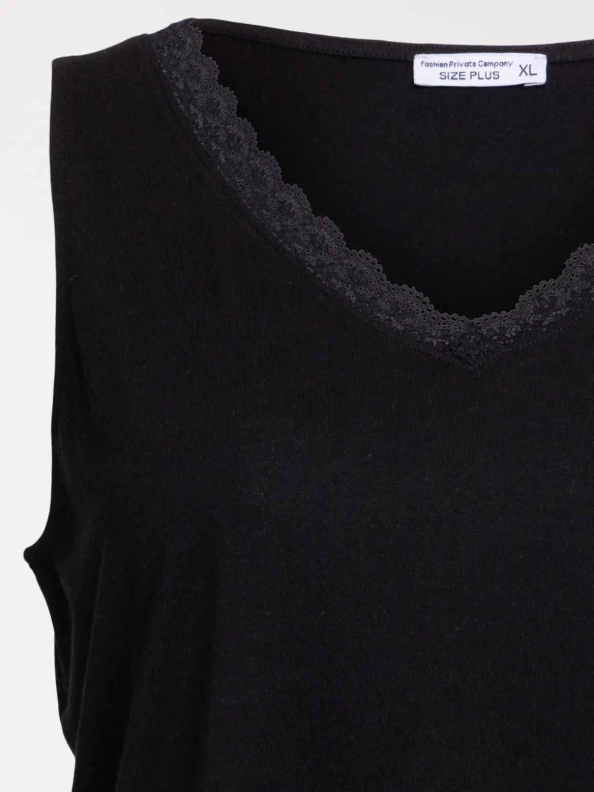 Débardeur dentelle grande taille femme