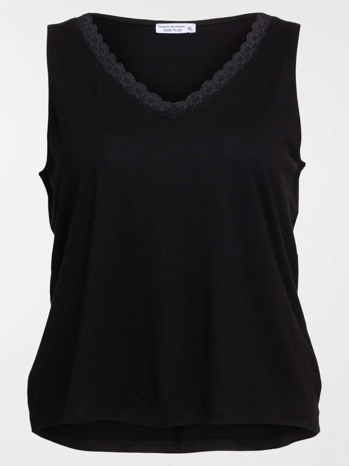 Débardeur dentelle grande taille femme