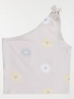 Débardeur fleuri et noeud fille (XXS-M)