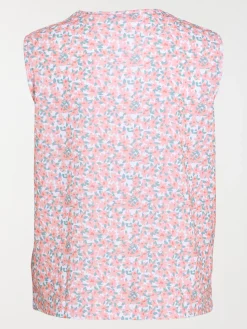 Débardeur fleuri grande taille femme