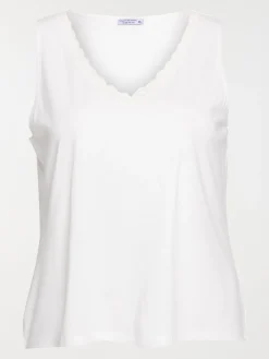 Débardeur grande taille dentelle femme