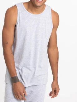 Débardeur gris chiné homme