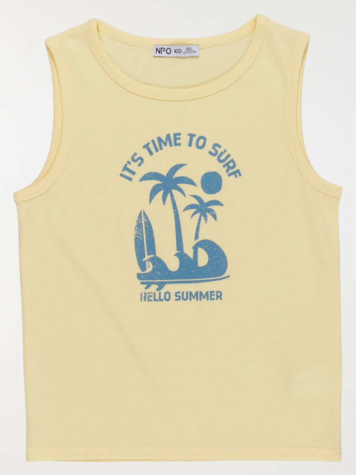Débardeur hello summer garçon (3-12A)
