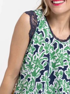 Débardeur imprimé floral femme