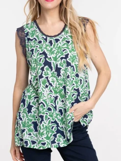 Débardeur imprimé floral femme