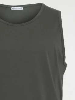 Débardeur kaki homme grande taille