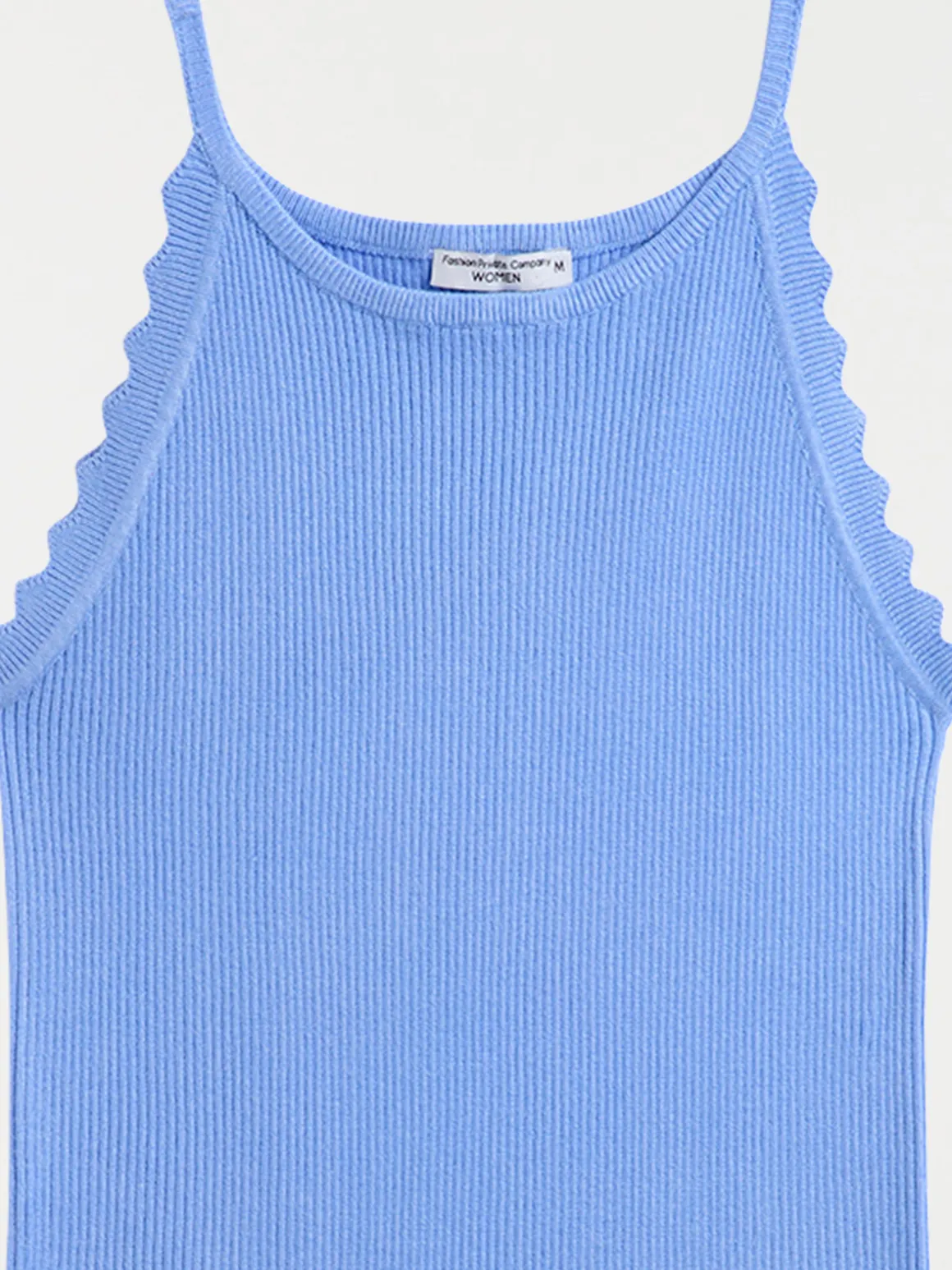 Débardeur maille fine col rond femme