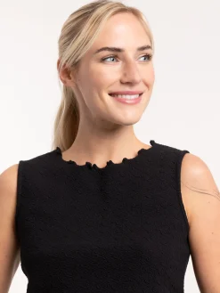 Débardeur noir femme