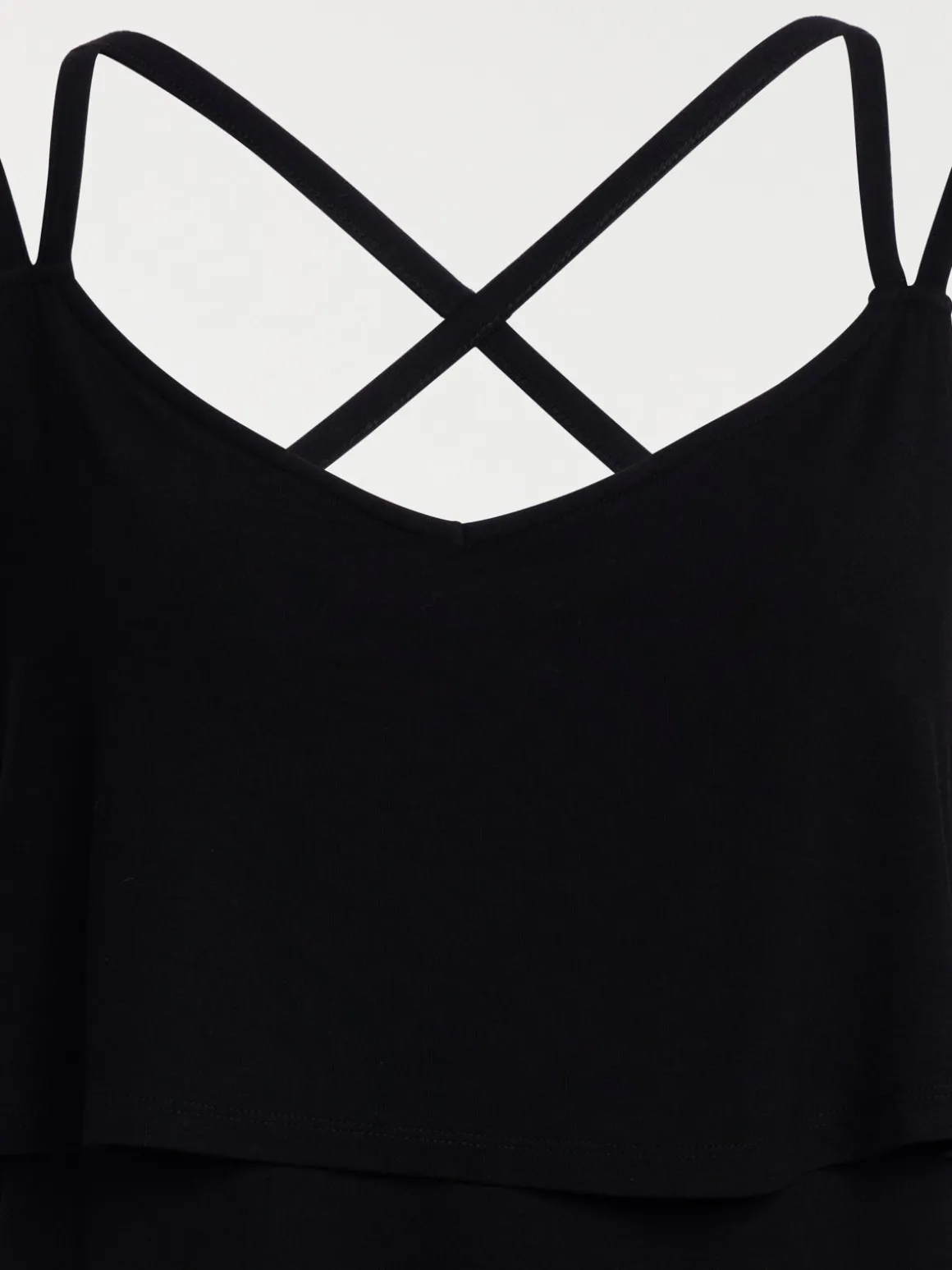 Débardeur noir grande taille femme