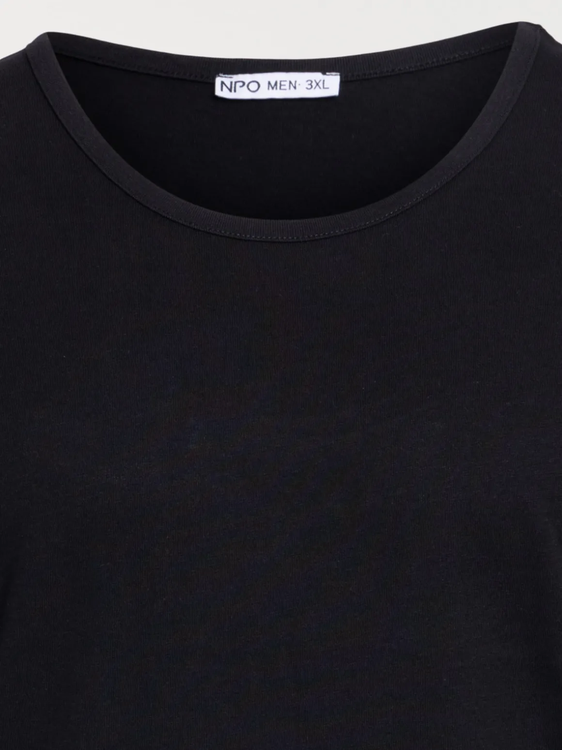 Débardeur noir grande taille homme