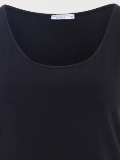 Débardeur noir grande taille femme