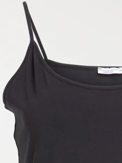 Débardeur noir grande taille femme