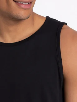 Débardeur noir homme