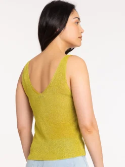 Débardeur olivette brillant femme