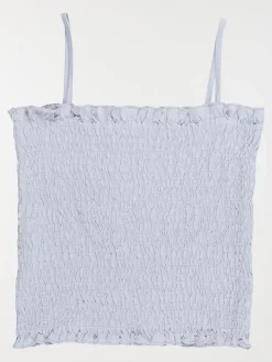 Débardeur smocké brume fille (XXS-M)