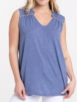 Débardeur sunset blue femme