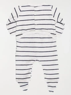 Dors bien rayé ourson garçon (3-24M)