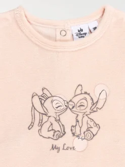 Dors bien Stitch rose baby fille (3-24M)