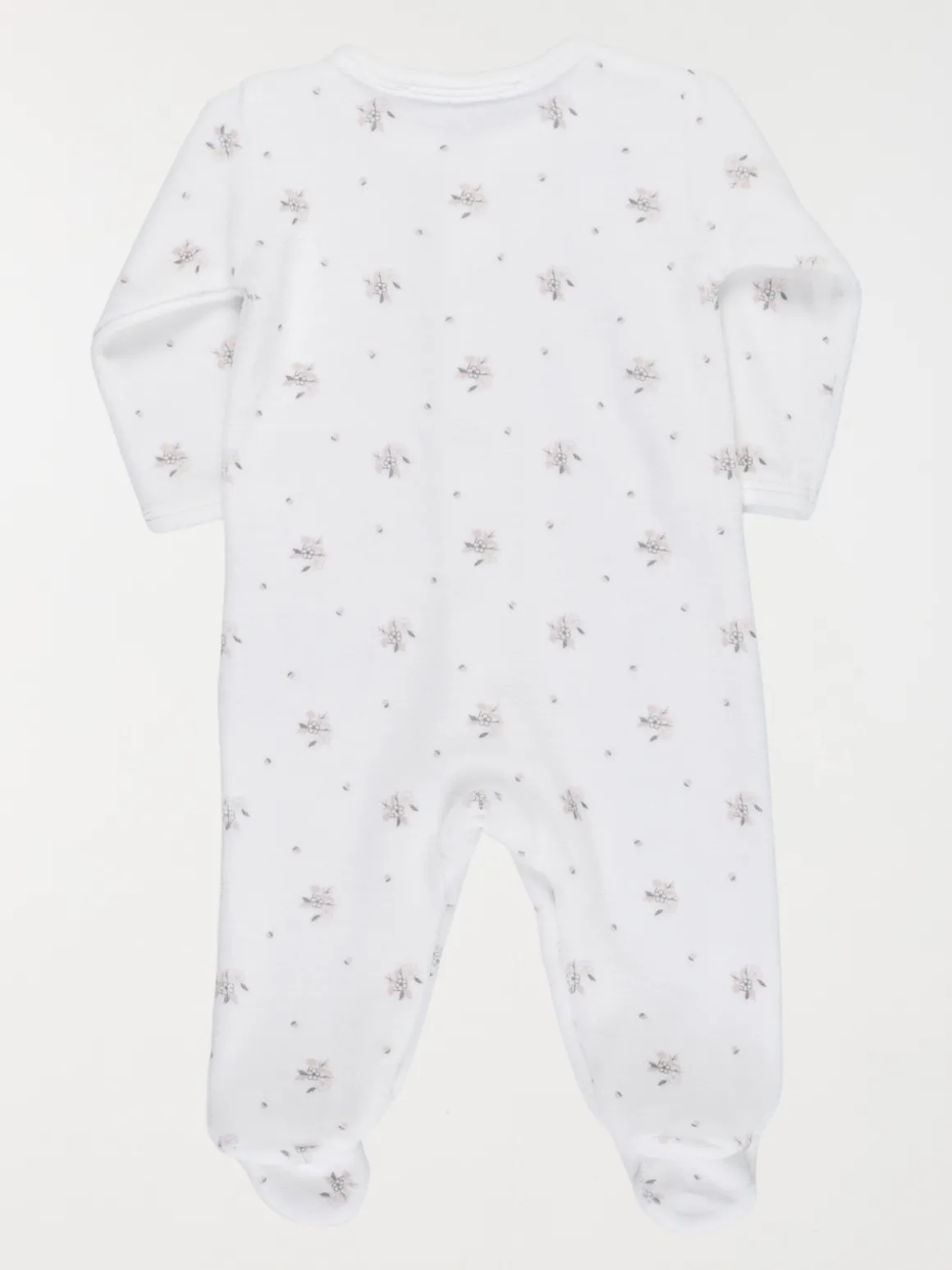 Dors-bien imprimé fleur fille (0-9M)