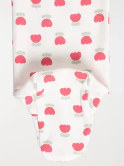 Dors-bien motif tulipe fille (3-24M)