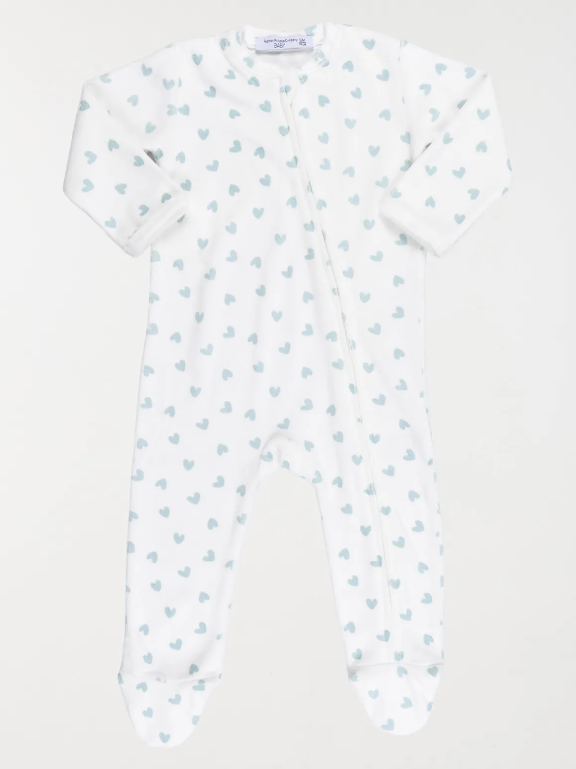 Dors-bien motifs coeurs fille (3-24M)