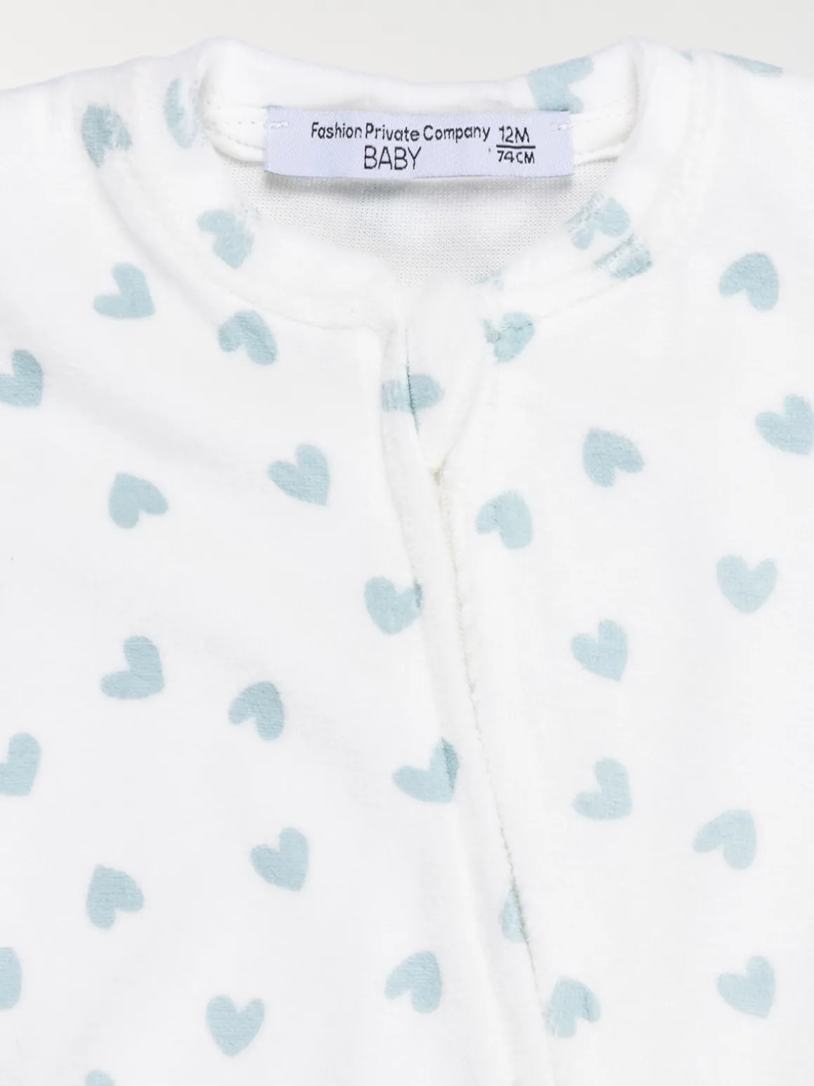 Dors-bien motifs coeurs fille (3-24M)