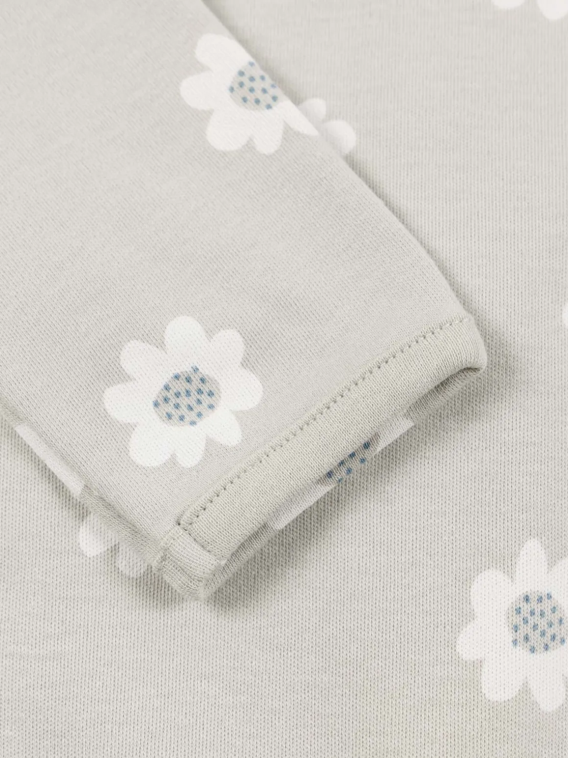 Dors-bien motifs fleurs fille (3-24M)